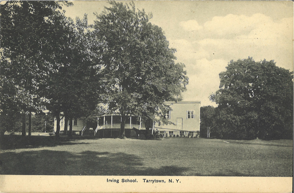 Russell & Lawrie card numbered A3547, Irving School, North Tarrytown, N.Y.