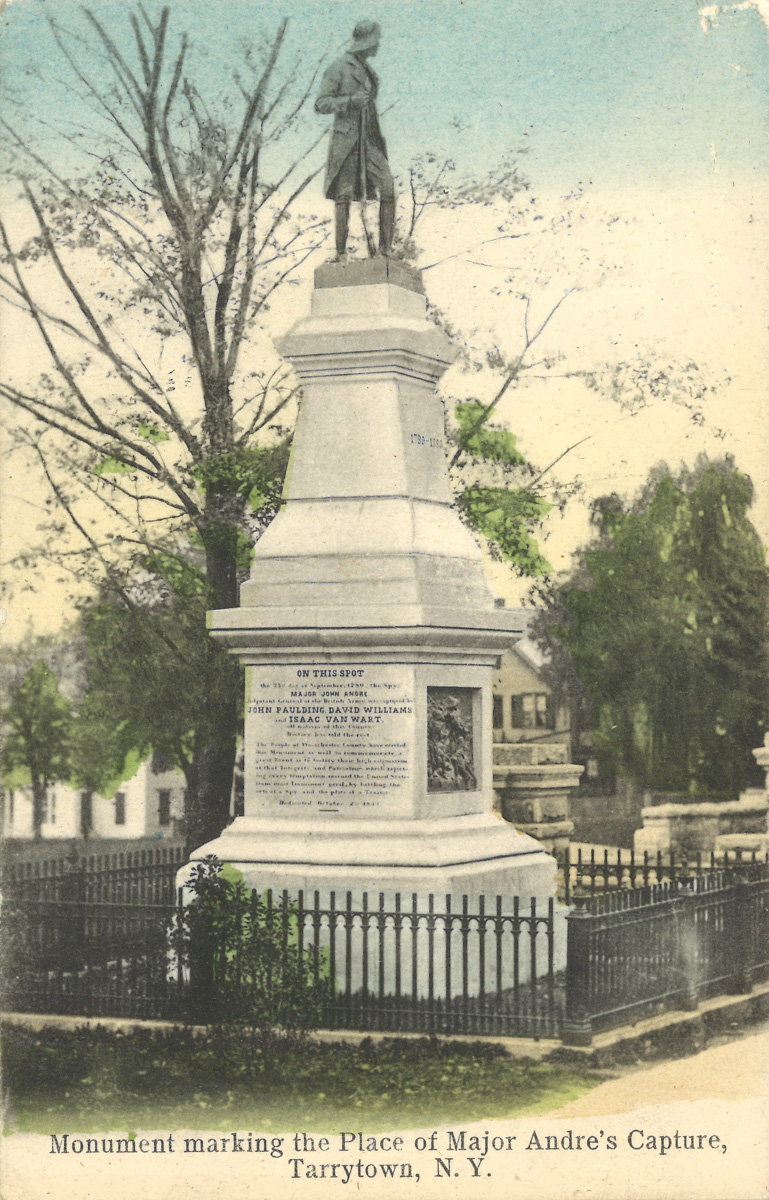 Andre Captors Monument, Tarrytown, N.Y. Card by R. Hettling.