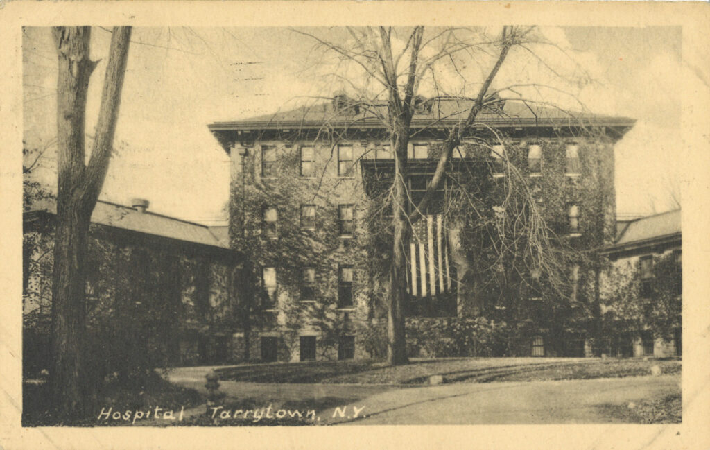 Half tone post card of Hospital, Tarrytown, N.Y. Card by Tarrytown Post Card Co.