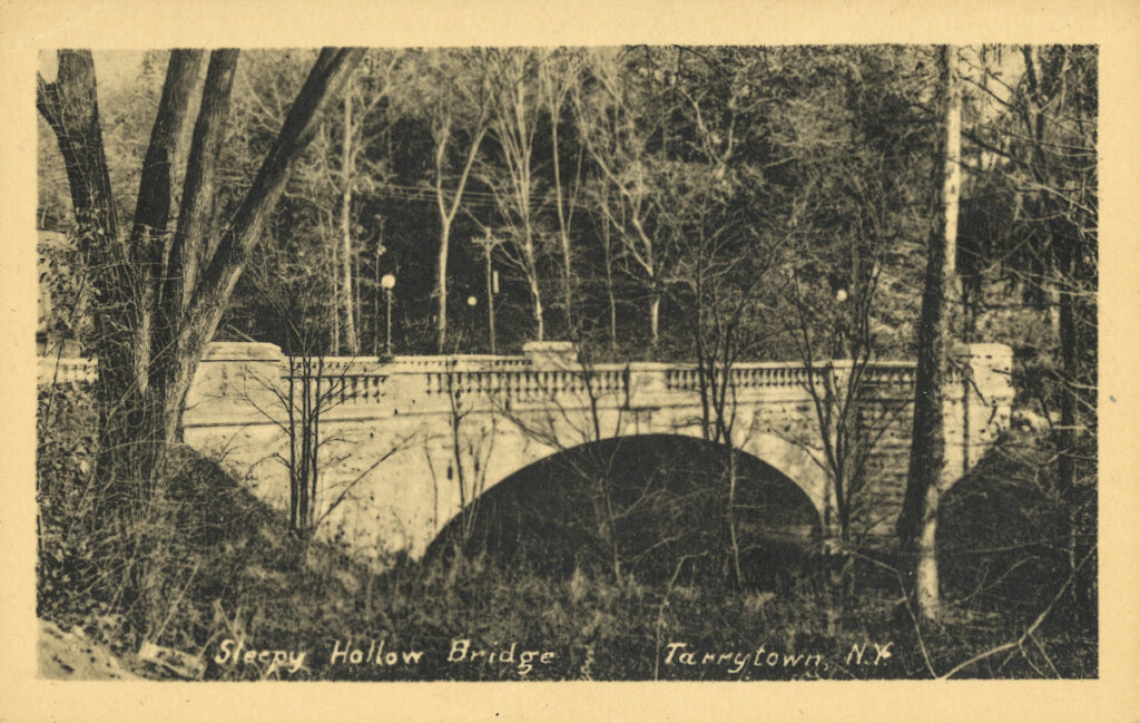 Half tone post card of Sleepy Hollow Bridge, Tarrytown, N.Y. Tarrytown Post Card Co.