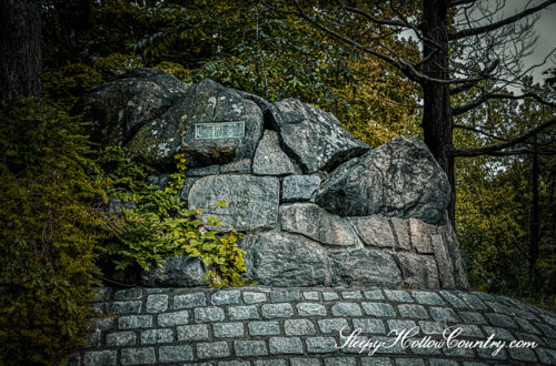 Spook Rock in Ramapo, New York, sits on the side of Airmont Road.