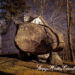 The Balancing Boulder of North Salem sits beside Titicus Road.
