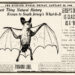 Newspaper article from the January 22, 1909 edition of The Evening World featured headlines about appearances of the Jersey Devil, also known as the Jersey Bombat.